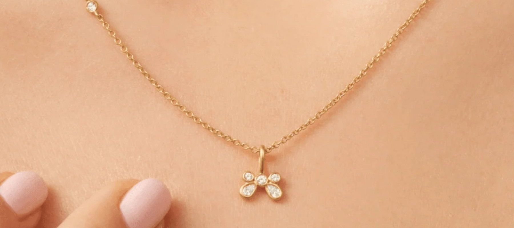 Vedhæng til halskæder i guld