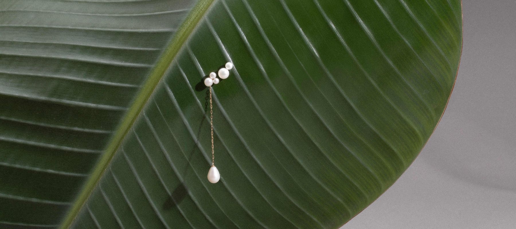 Hvide perle øreringe fra Julie Sandlau