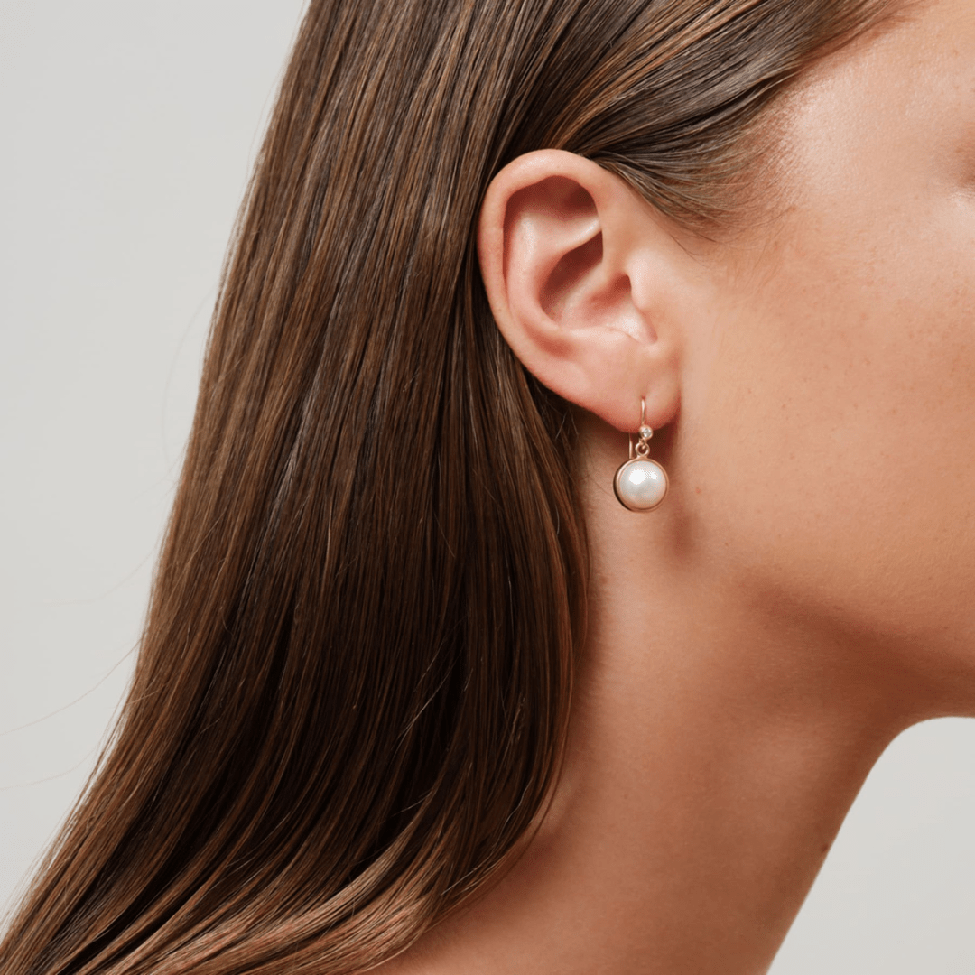 Øreringe i 14 karat guld