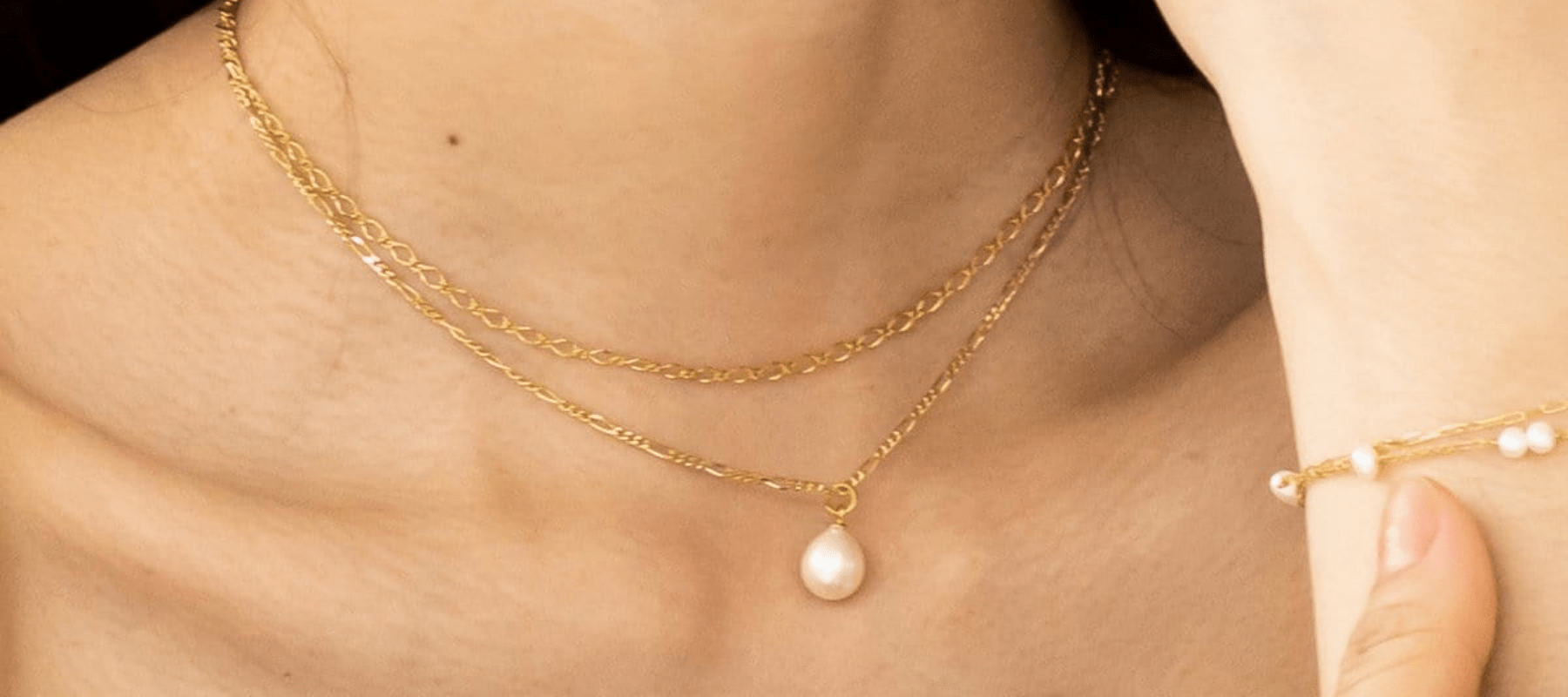 Vedhæng til halskæder med perler