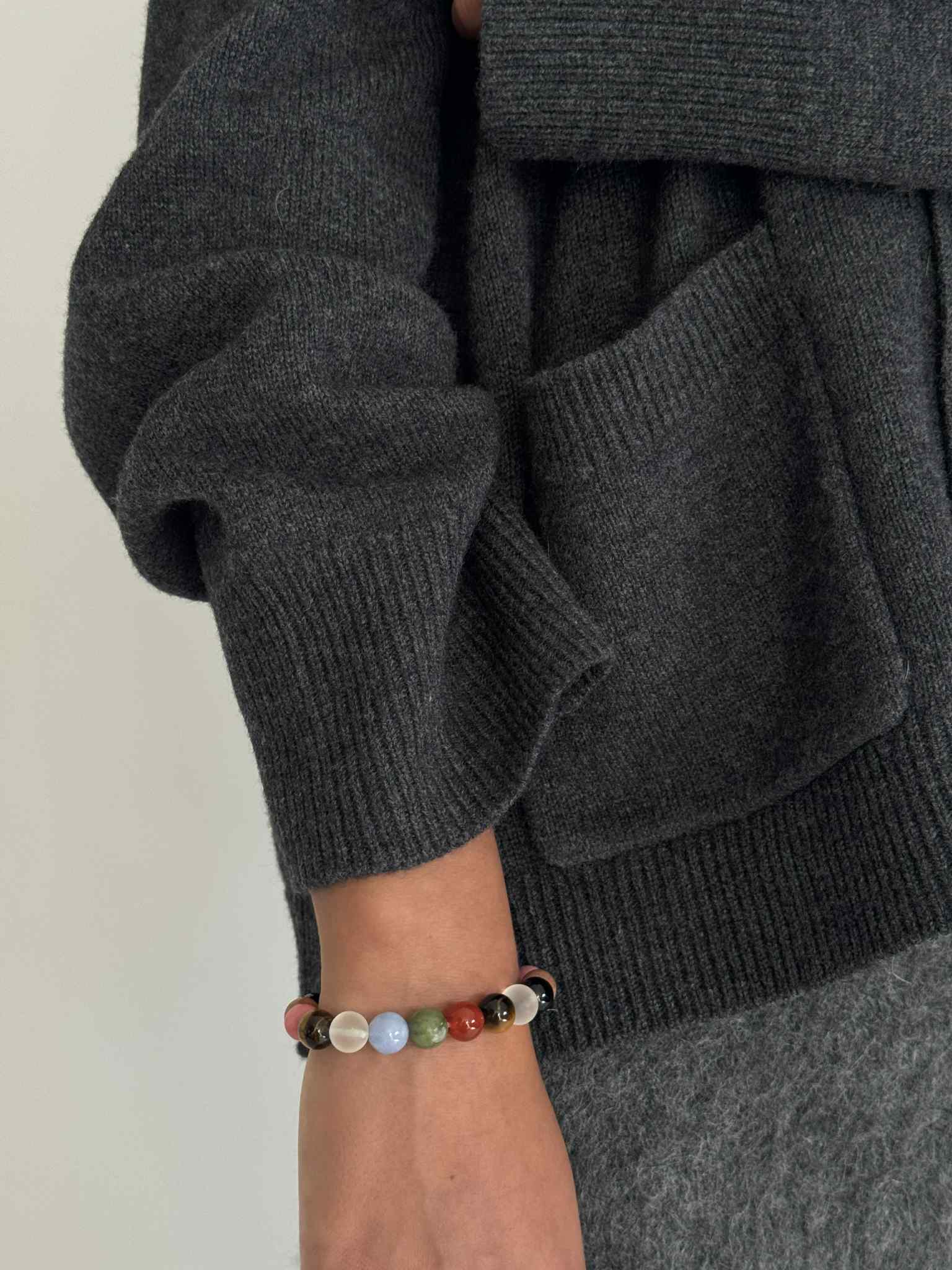 Sorelle Jewellery Armbånd Multi armbånd med jade, akvamarin og tigerøje S311