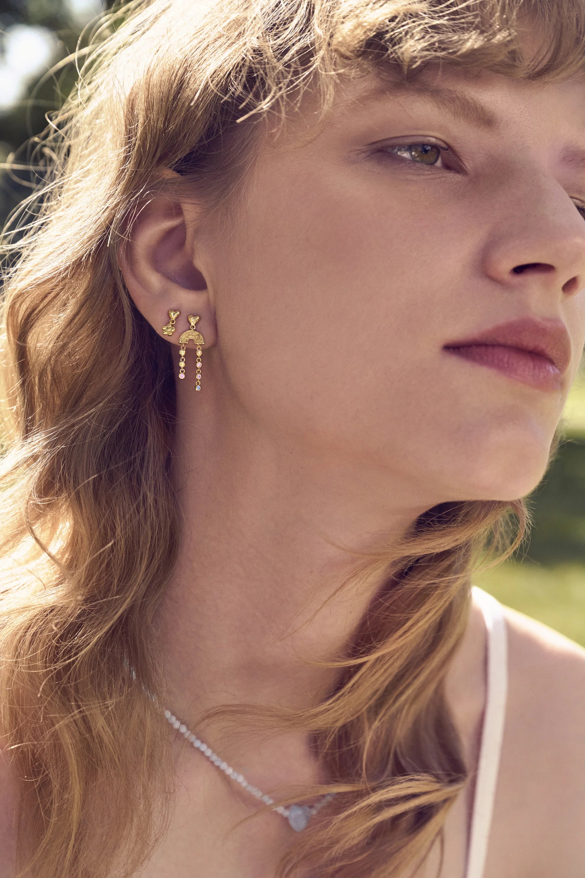 Zenia ørering - forgyldt