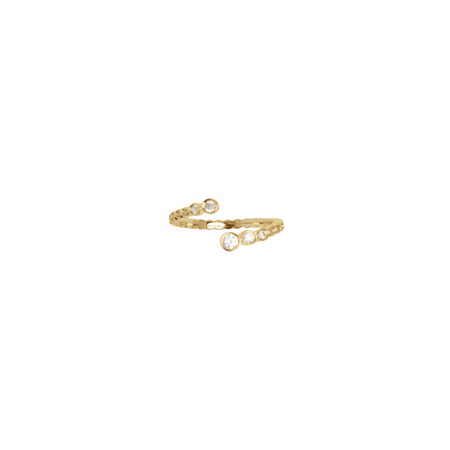 Orit open ring - Forgyldt