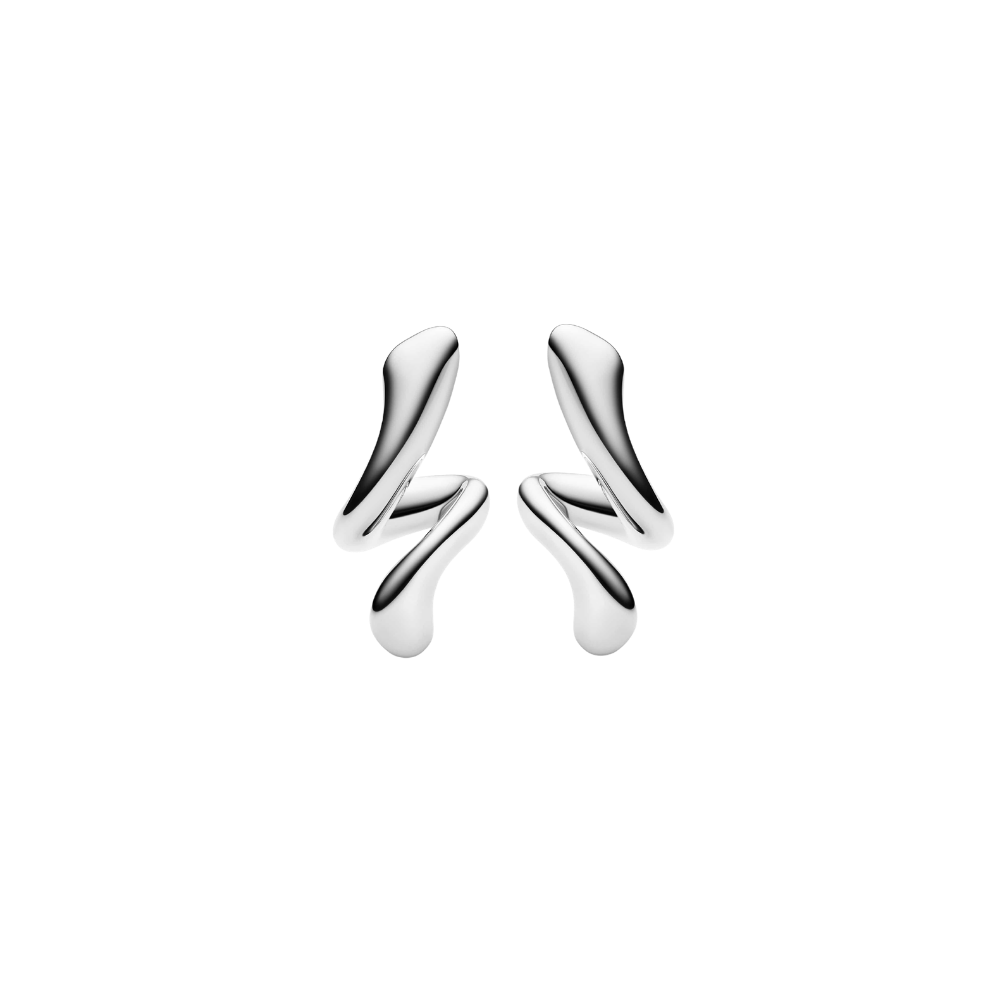 Coil Curl ørestik - sølv