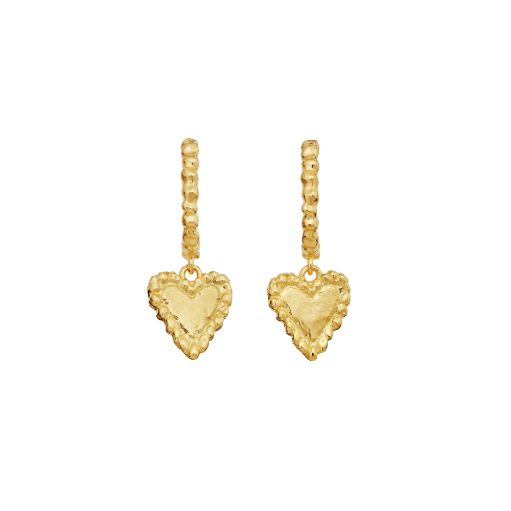 Rosalinde øreringe - forgyldt