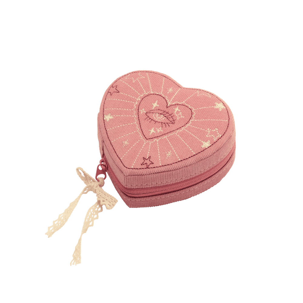 Heart Jewelry Box Pink Theatre Magic smykkeskrin