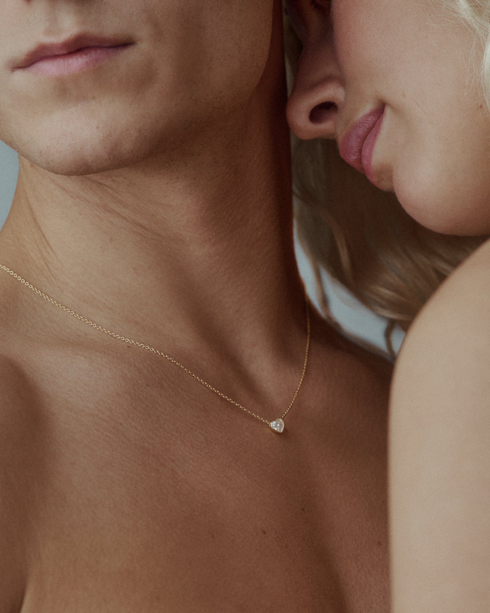 Ophelia halskæde med hjerte - sølv