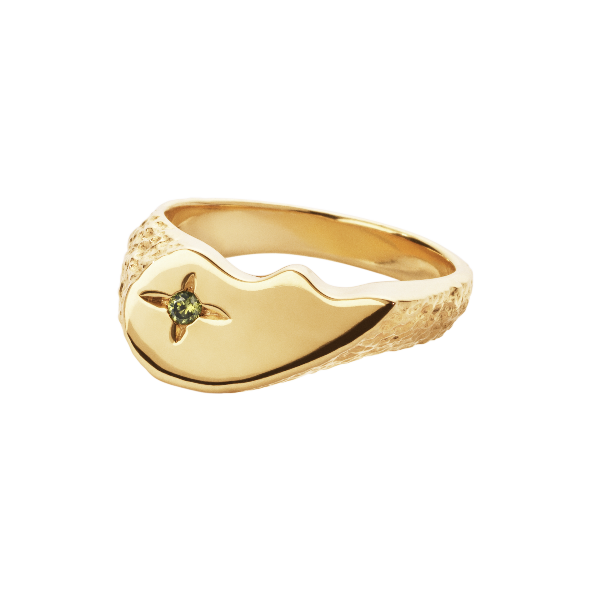 Shiny BBF sparkly ring - Forgyldt