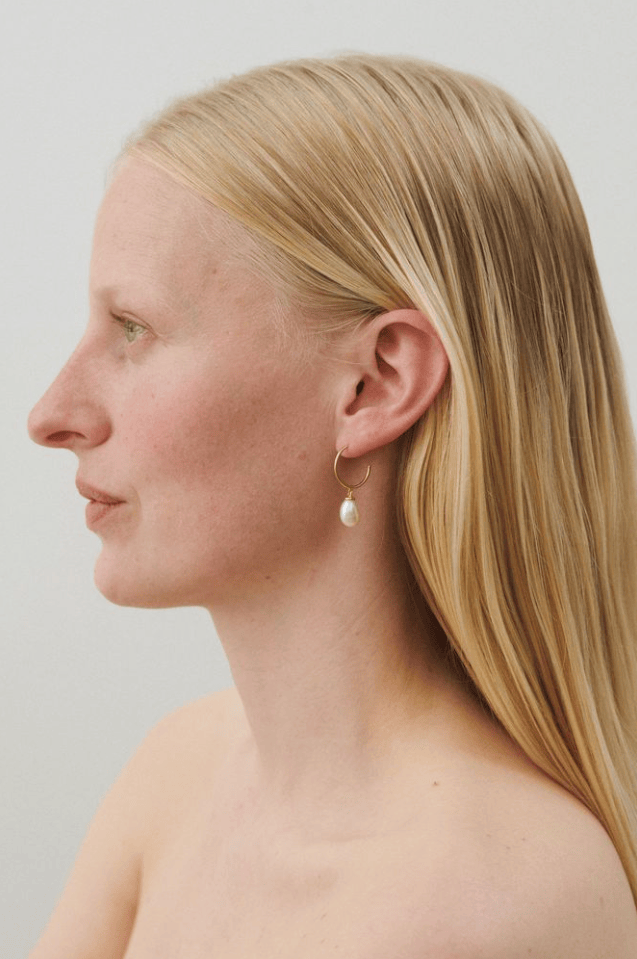 Pernille Corydon Øreringe Ocean Dream Hoops - sølv e-454-s