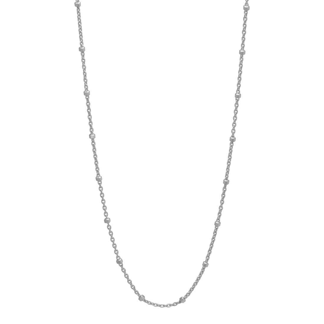 Aqua Dulce Halskæder DOT HALSKÆDE 42 CM SØLV aq2054