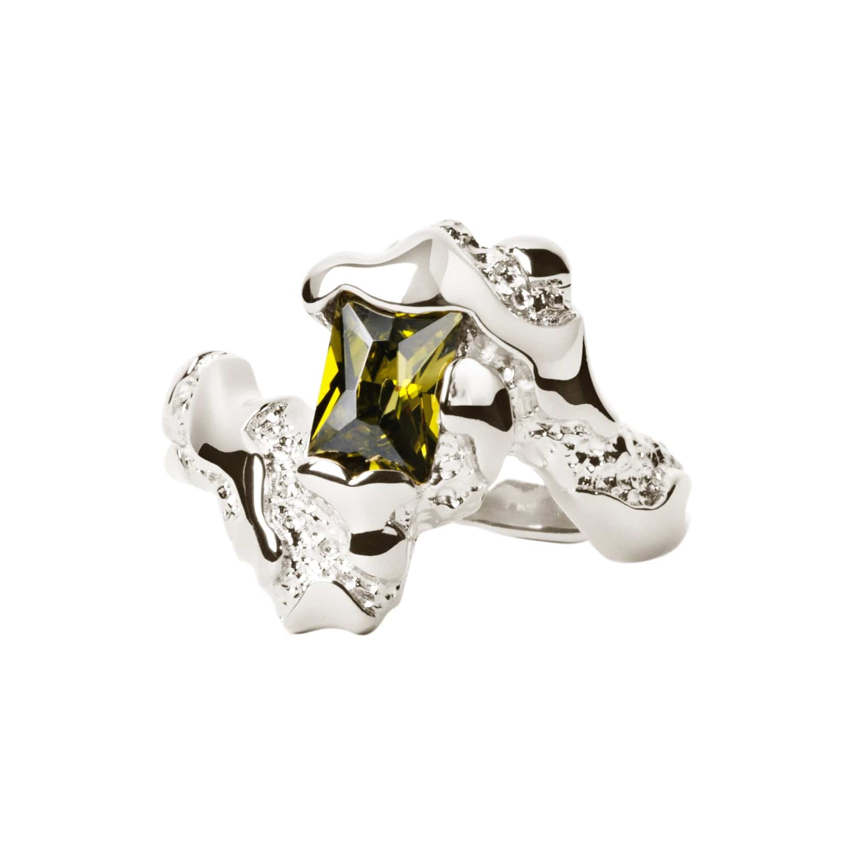 Camille Brinch Ringe Big Contrast Ring - sølv