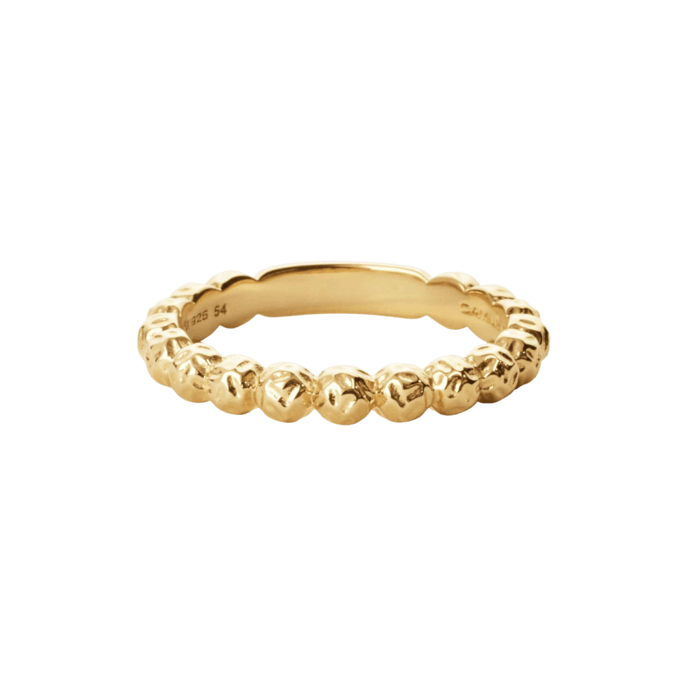 Camille Brinch Ringe Small Dots Ring - Forgyldt