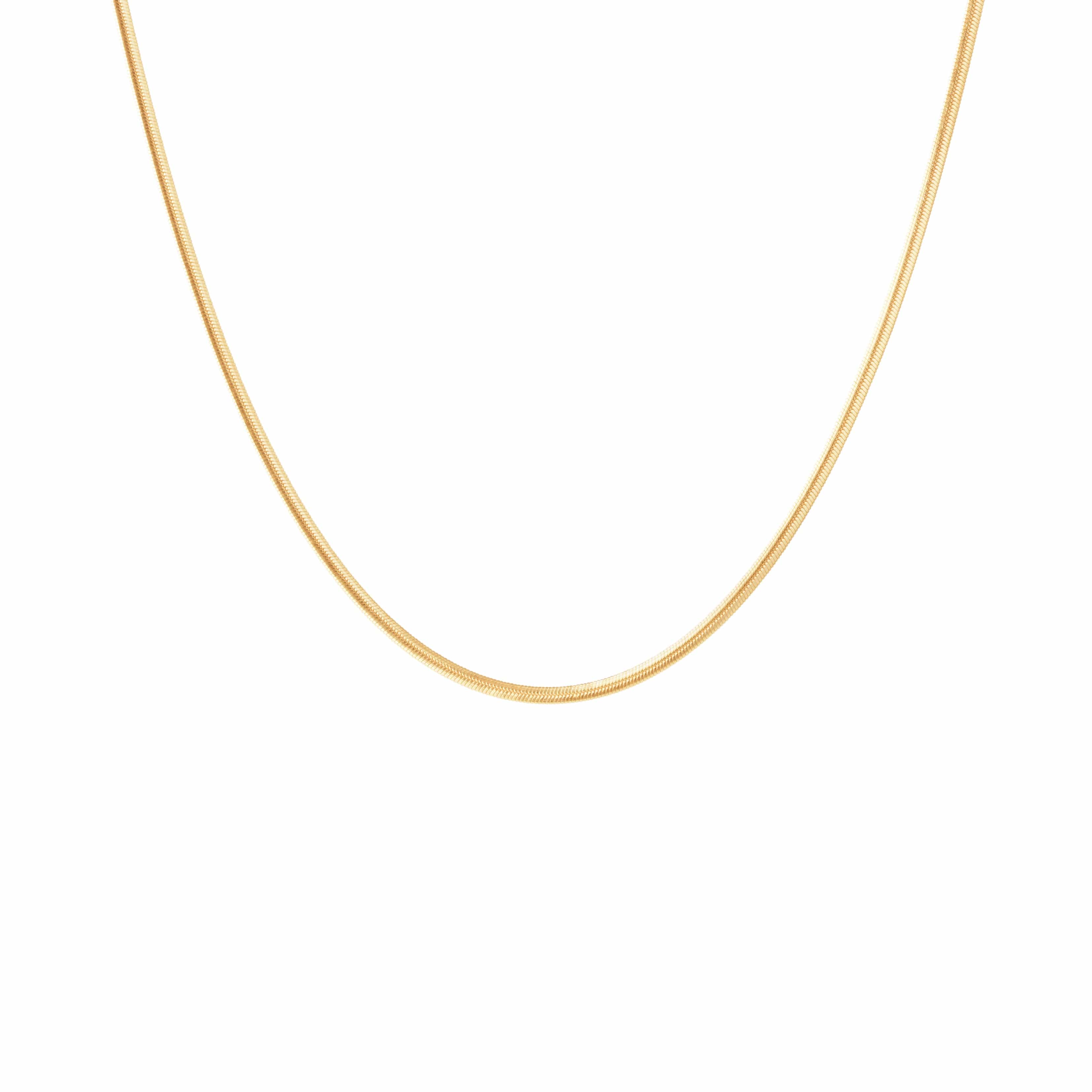 Camille Brinch Halskæder Small Essentia Snake halskæde - forgyldt