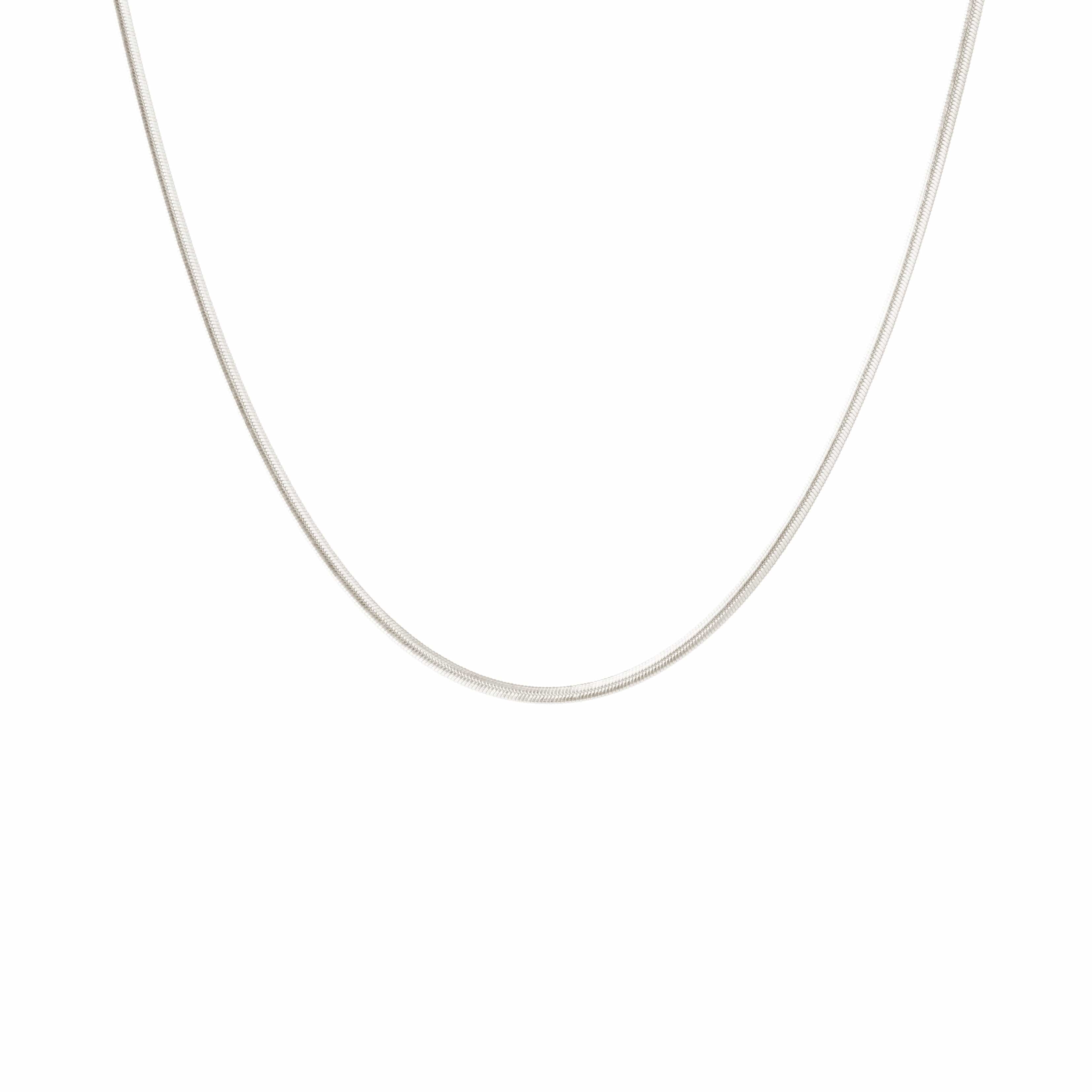 Camille Brinch Halskæder Small Essentia Snake halskæde - sølv