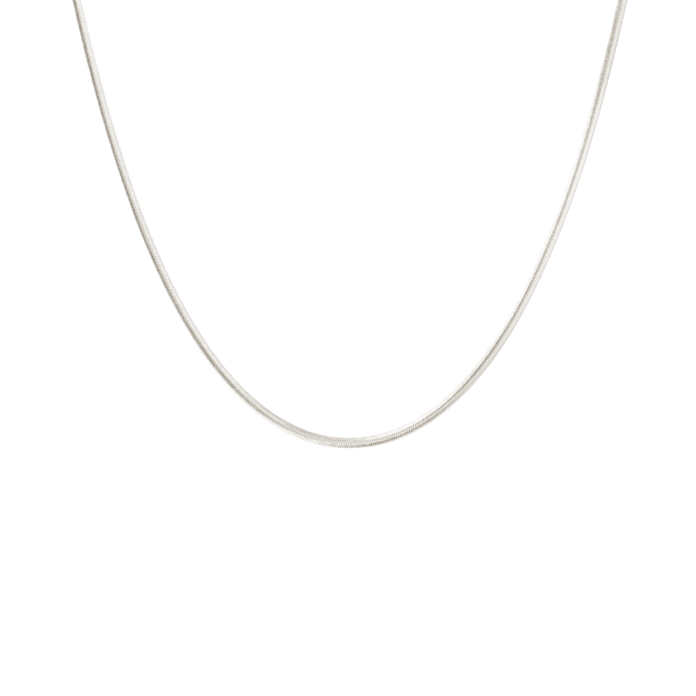Camille Brinch Halskæder Small Essentia Snake halskæde - sølv