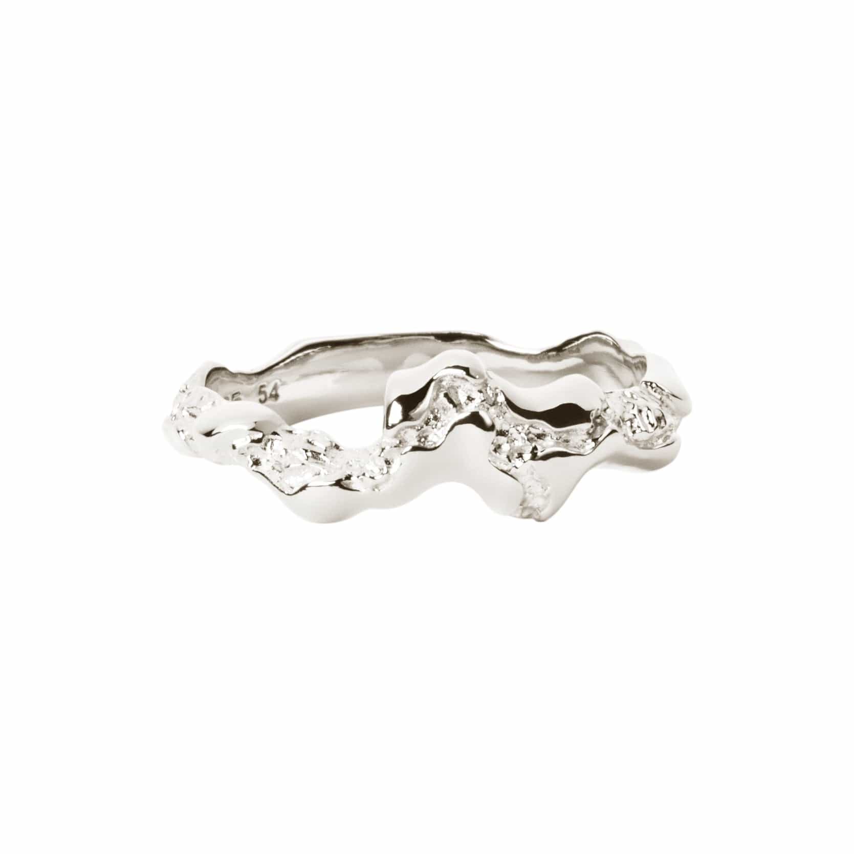 Camille Brinch Ringe Small Fusion Contrast Ring - sølv