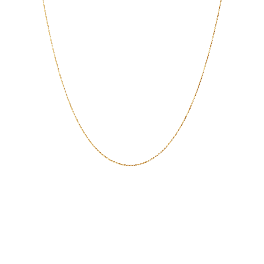 Camille Brinch Halskæder Small Twisted Sparkly halskæde - forgyldt STSPN-FG-45