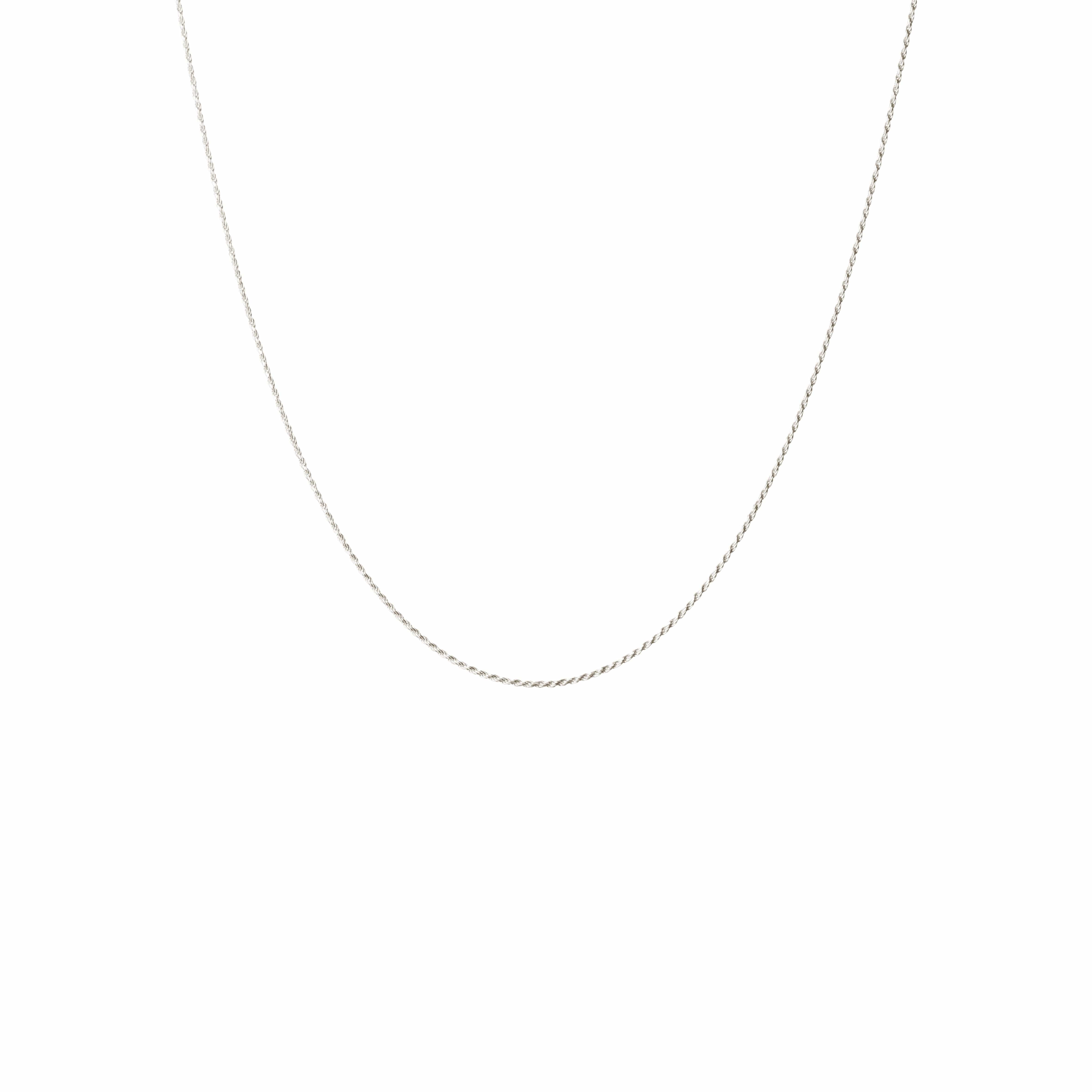 Camille Brinch Halskæder Small Twisted Sparkly halskæde - sølv STSPN-45