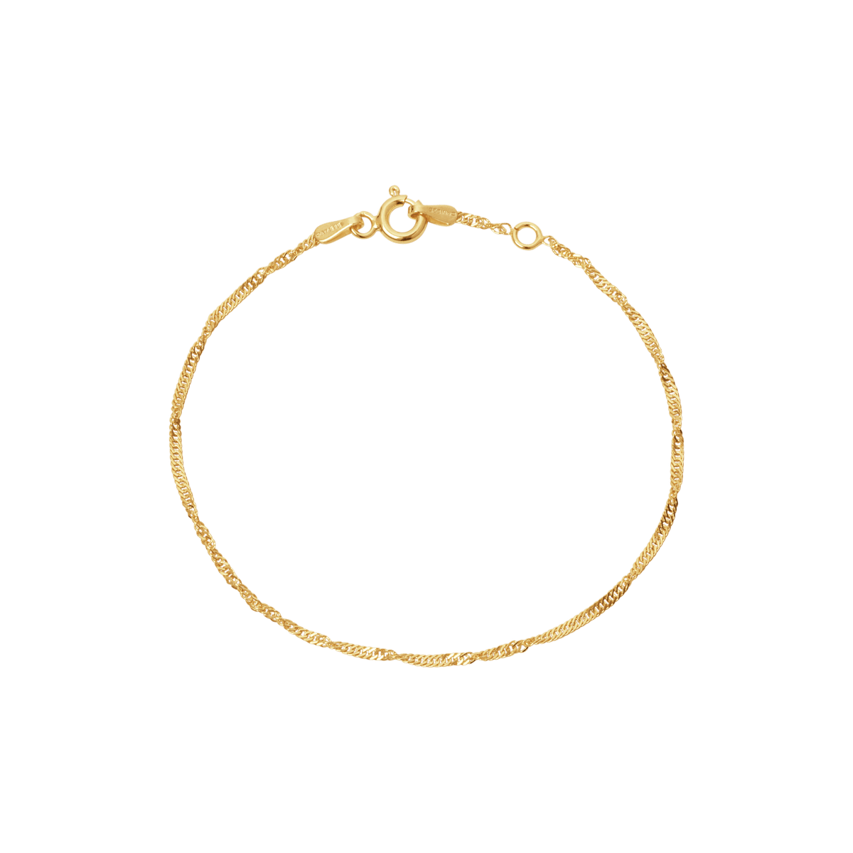 Camille Brinch Armbånd Small Zebra armbånd - forgyldt