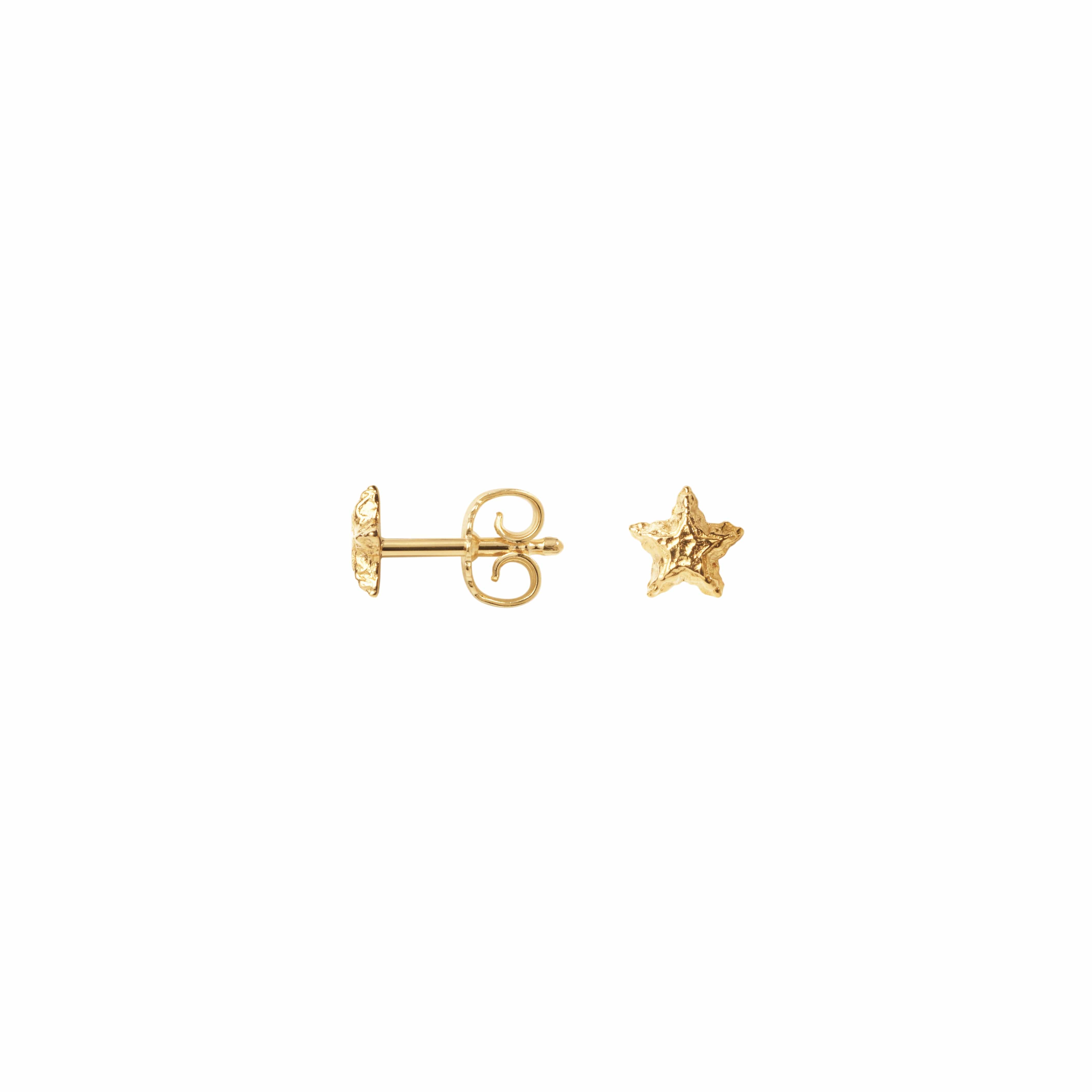 Camille Brinch Øreringe Sparkly Star Stud øreringe - forgyldt SPSE-FG