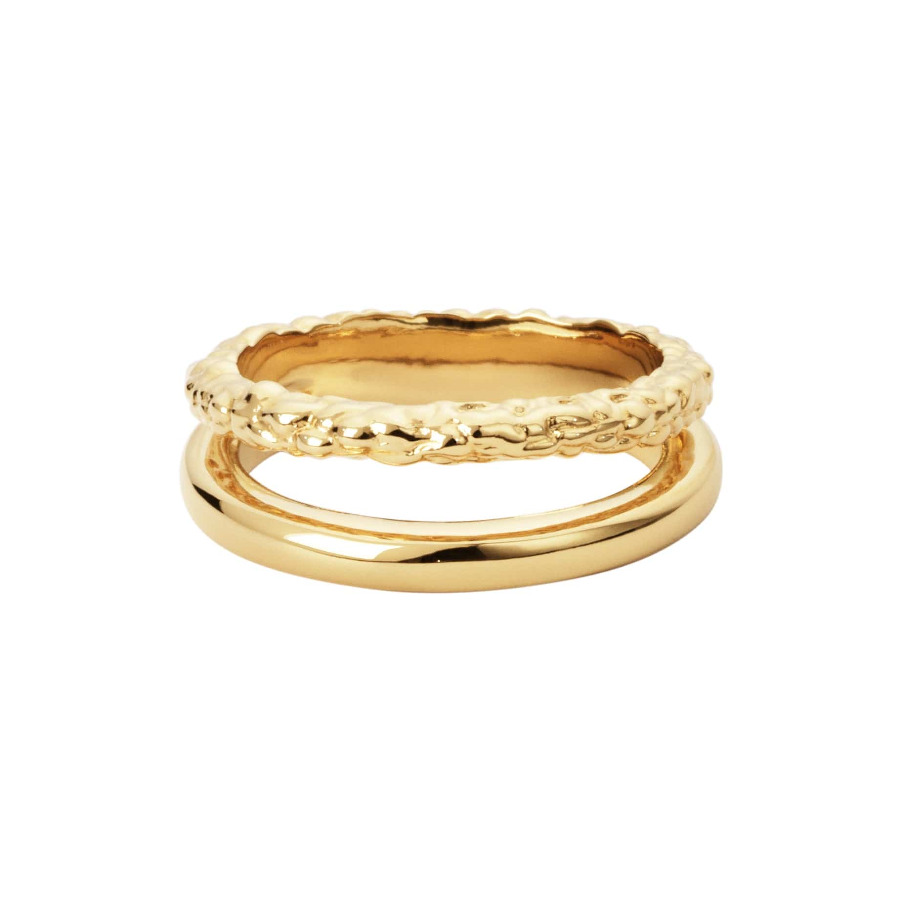 Camille Brinch Ringe Twin Essentia Ring - forgyldt