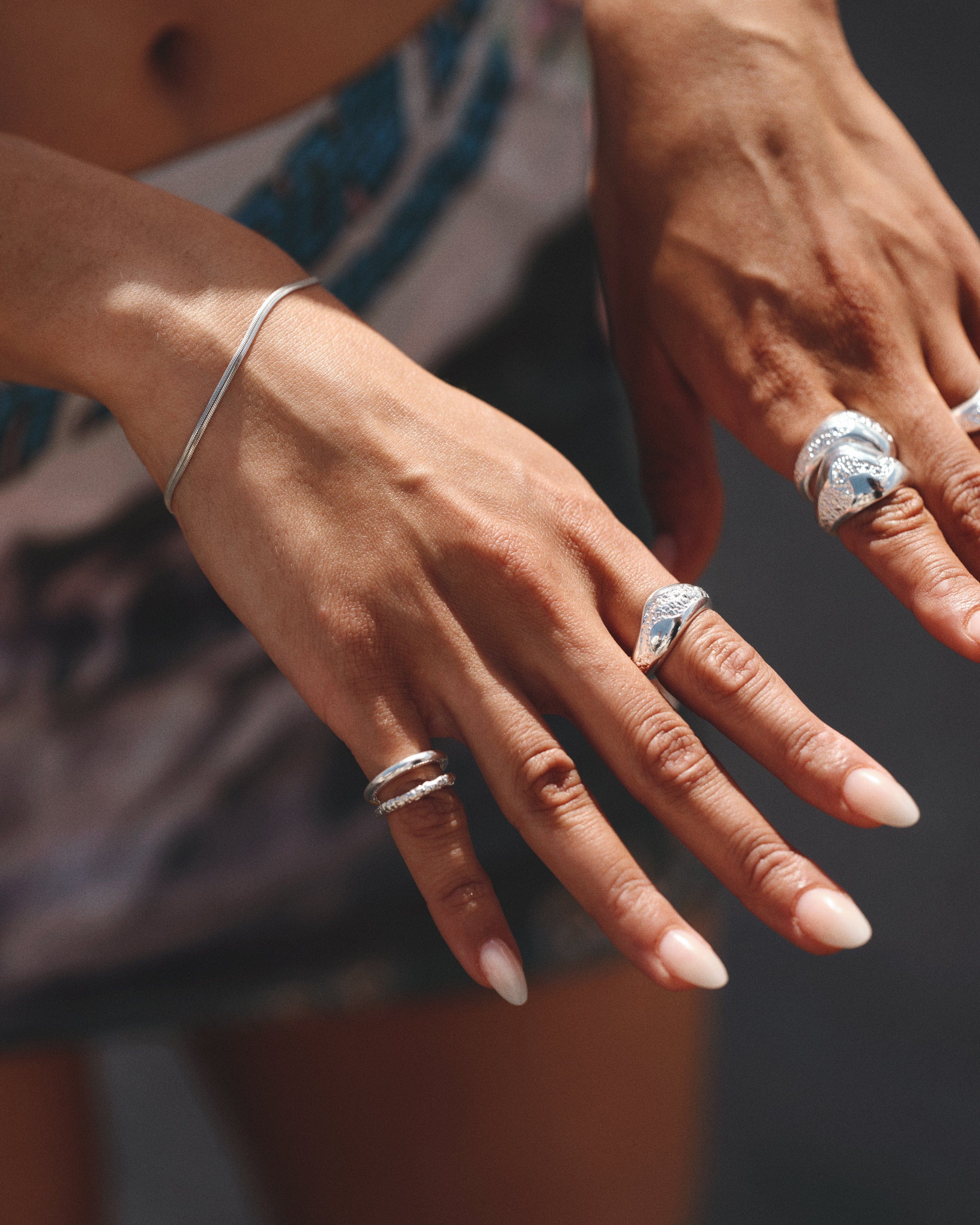 Camille Brinch Ringe Twin Essentia Ring - forgyldt