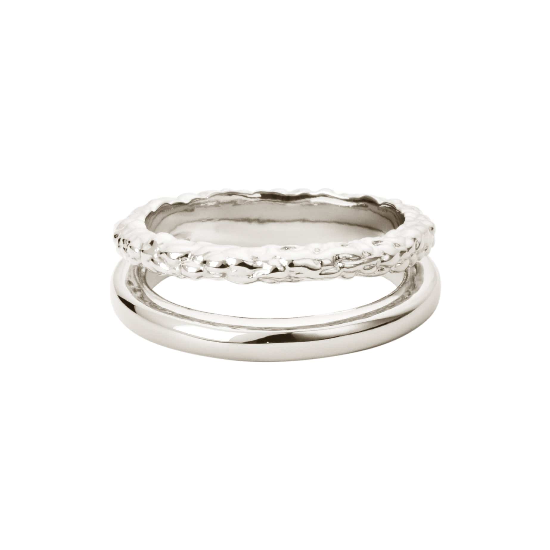 Camille Brinch Ringe Twin Essentia Ring - sølv