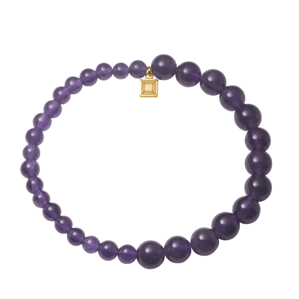 Carré Armbånd Anais armbånd med Amethyst - forgyldt FB 4662 AM 17cm