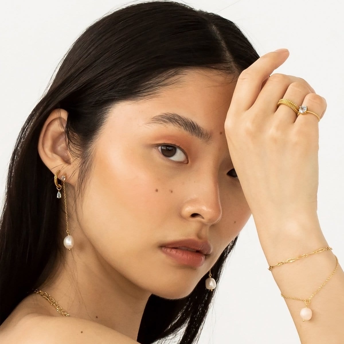 Carré Ringe GEM CANDY ring med blå topas