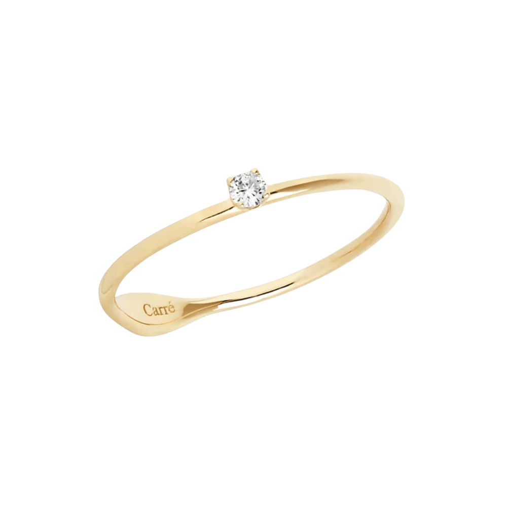 Carré Ringe Prism ring med diamant - 10 karat