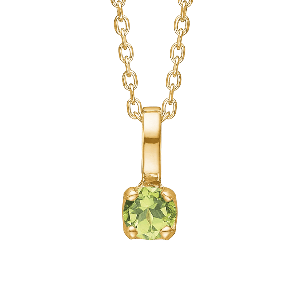 Carré Vedhæng Rainbow vedhæng med Peridot - 10 karat TL 4279 PE