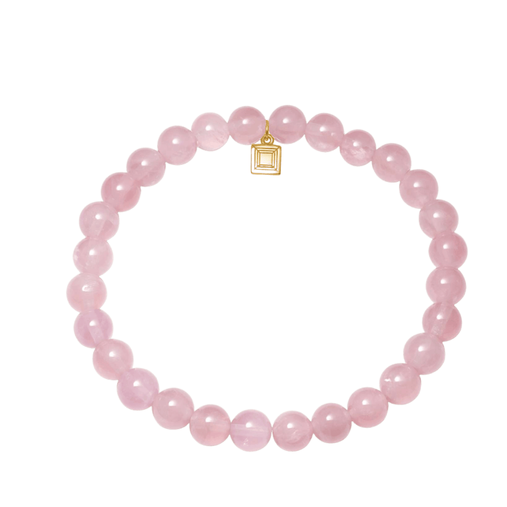 Carré Armbånd Rose armbånd med Rose kvarts - forgyldt FB 4574 RQ 17cm