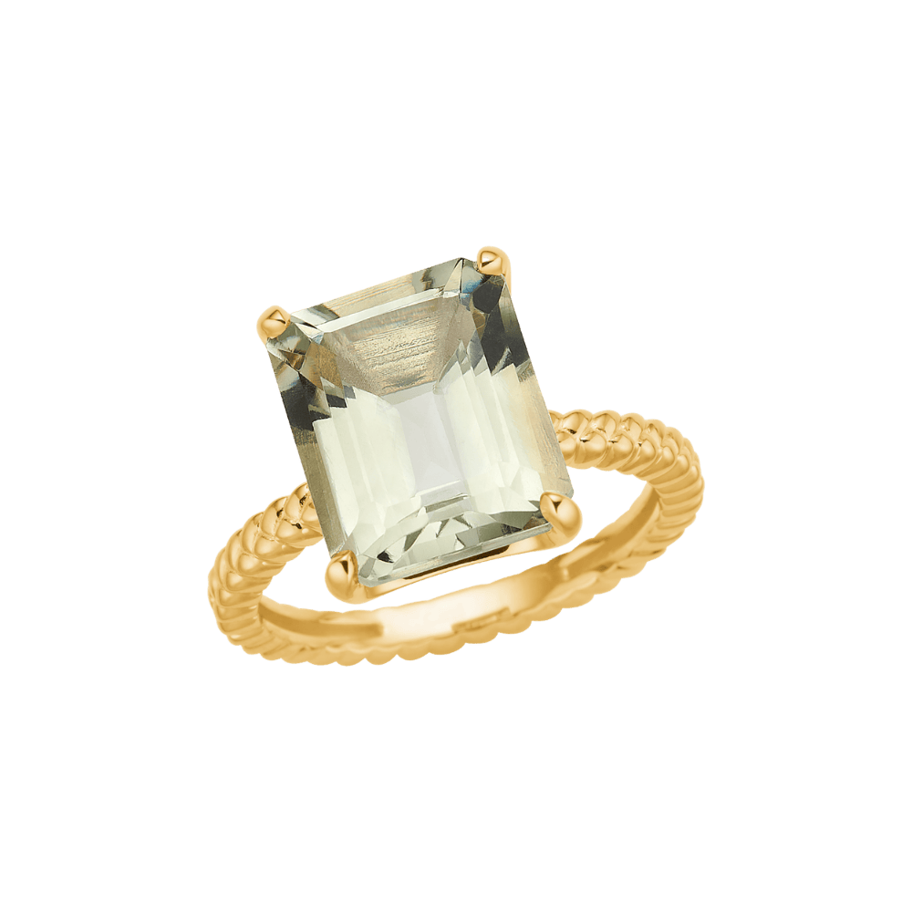 Carré Ringe Venus ring med prasiolit - 10 karat