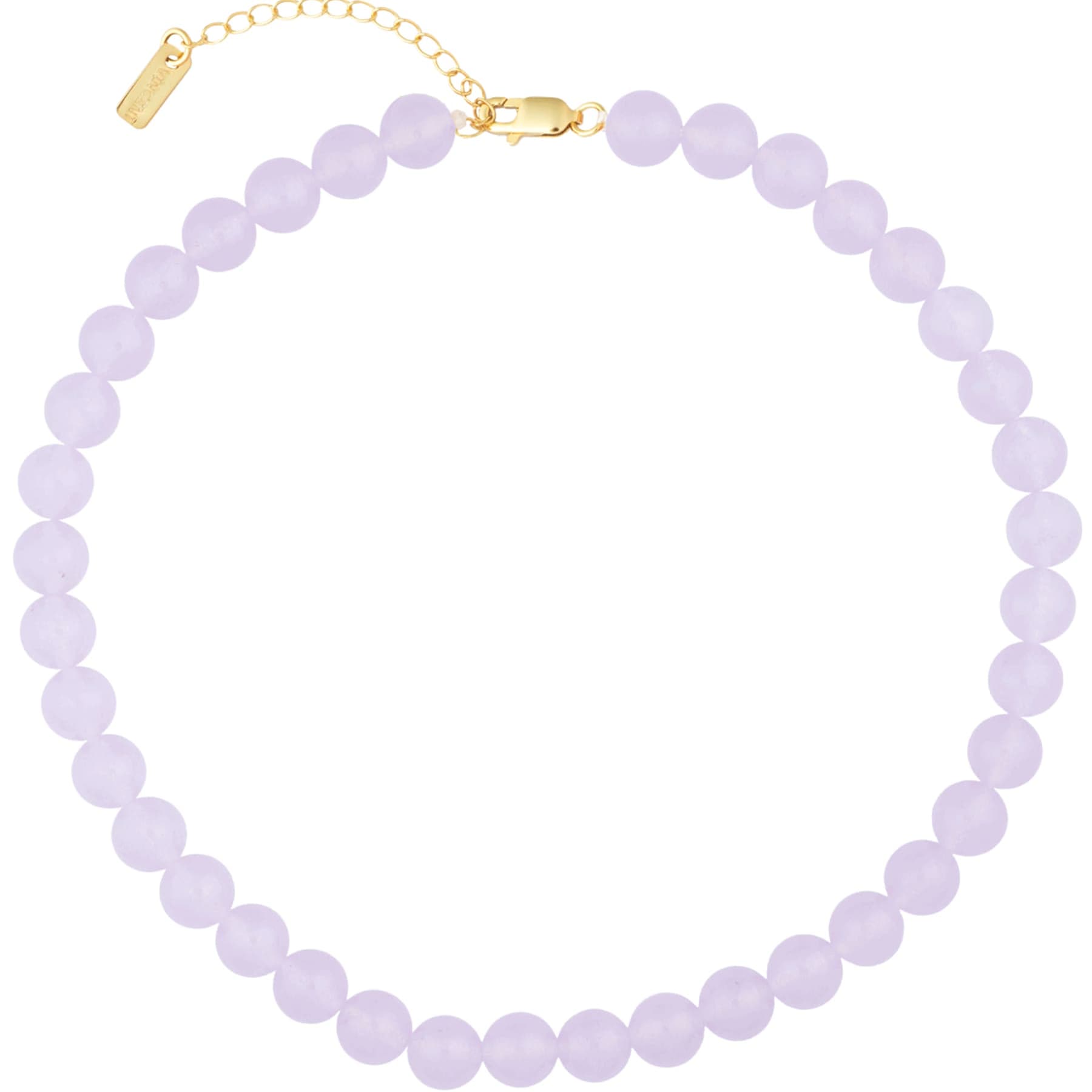 House of Vincent Halskæder Candy coral perlehalskæde lavender - forgyldt VJ233-UNG-P-M