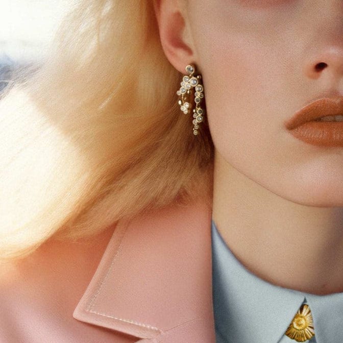 House of Vincent Øreringe Lost ember øreringe - forgyldt VJ156-UEG