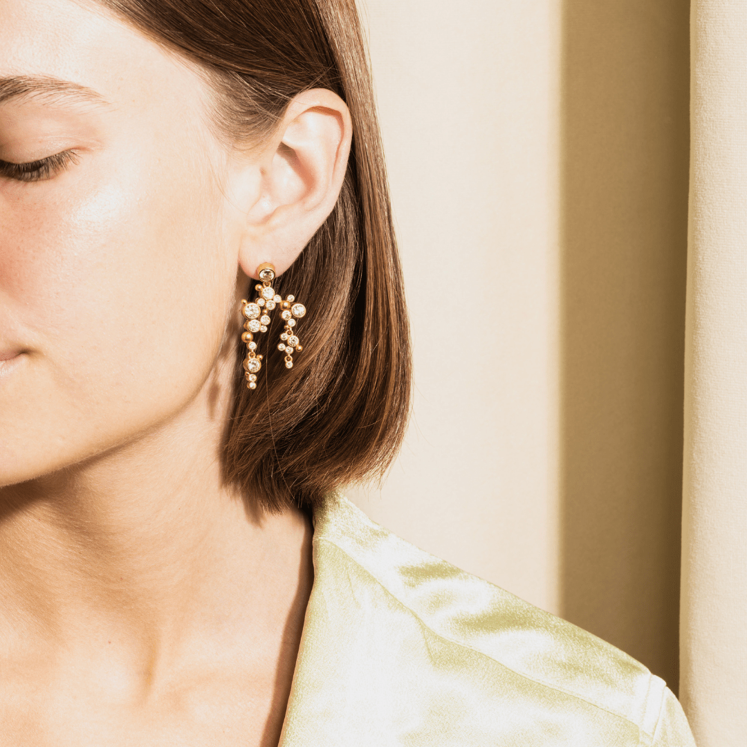 House of Vincent Øreringe Lost ember øreringe - forgyldt VJ156-UEG