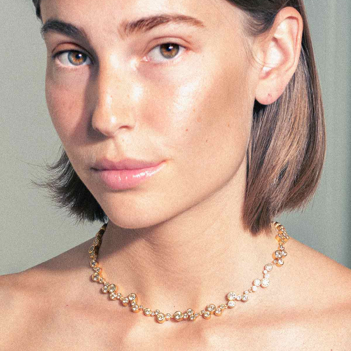 House of Vincent Halskæder STOLEN STARLIGHT halskæde forgyldt VJ143-UNG