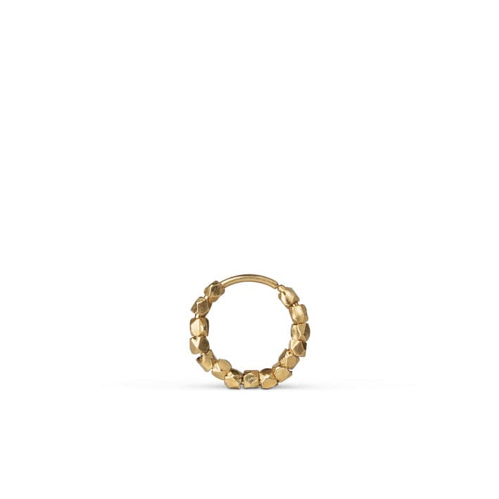 Jane Kønig Øreringe Forgyldt Bead Twist Ørering JKBTEF18-G