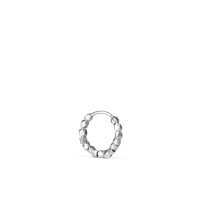 Jane Kønig Øreringe Sølv Bead Twist Ørering JKBTEF18-S