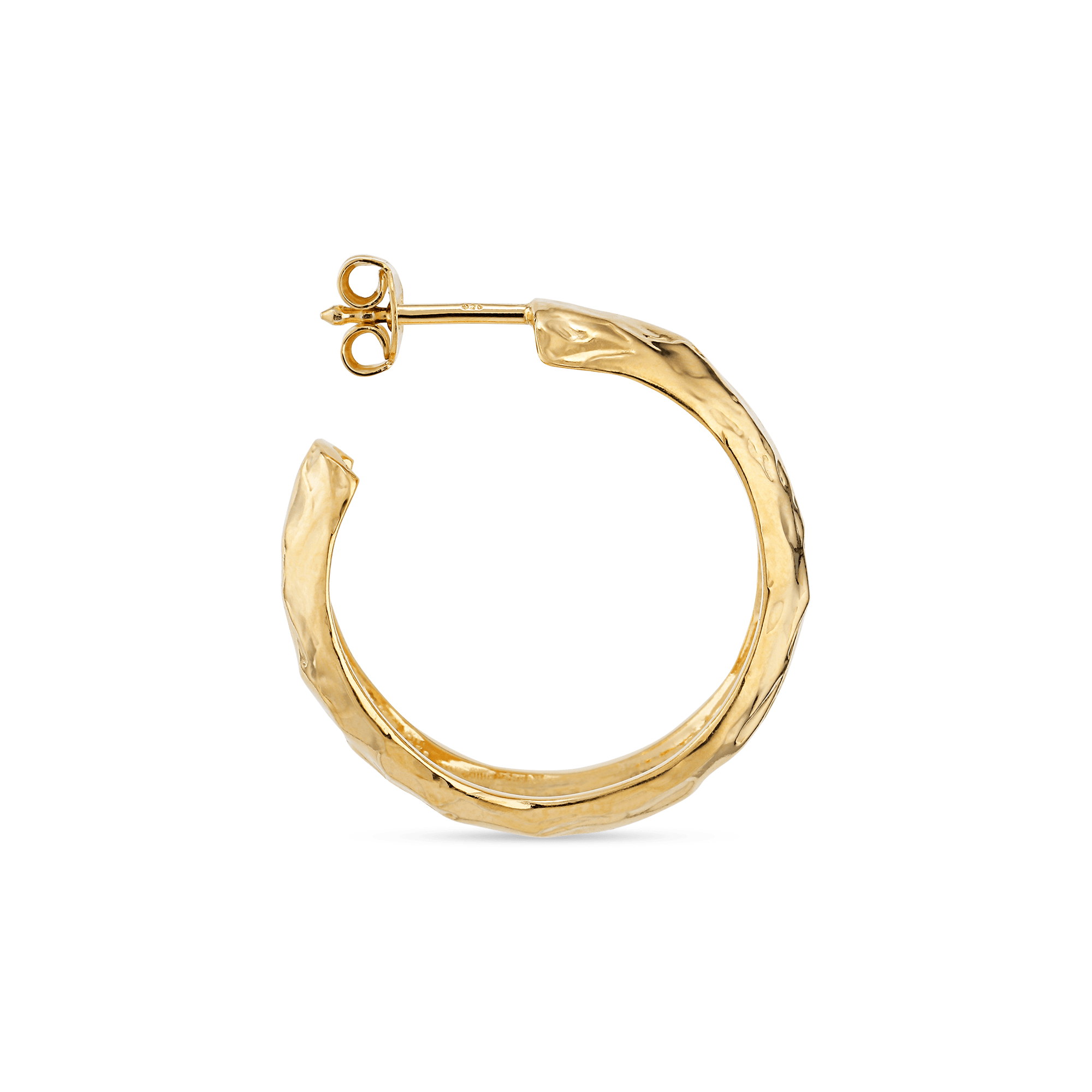 Jane Kønig Øreringe Big bruised heart hoop