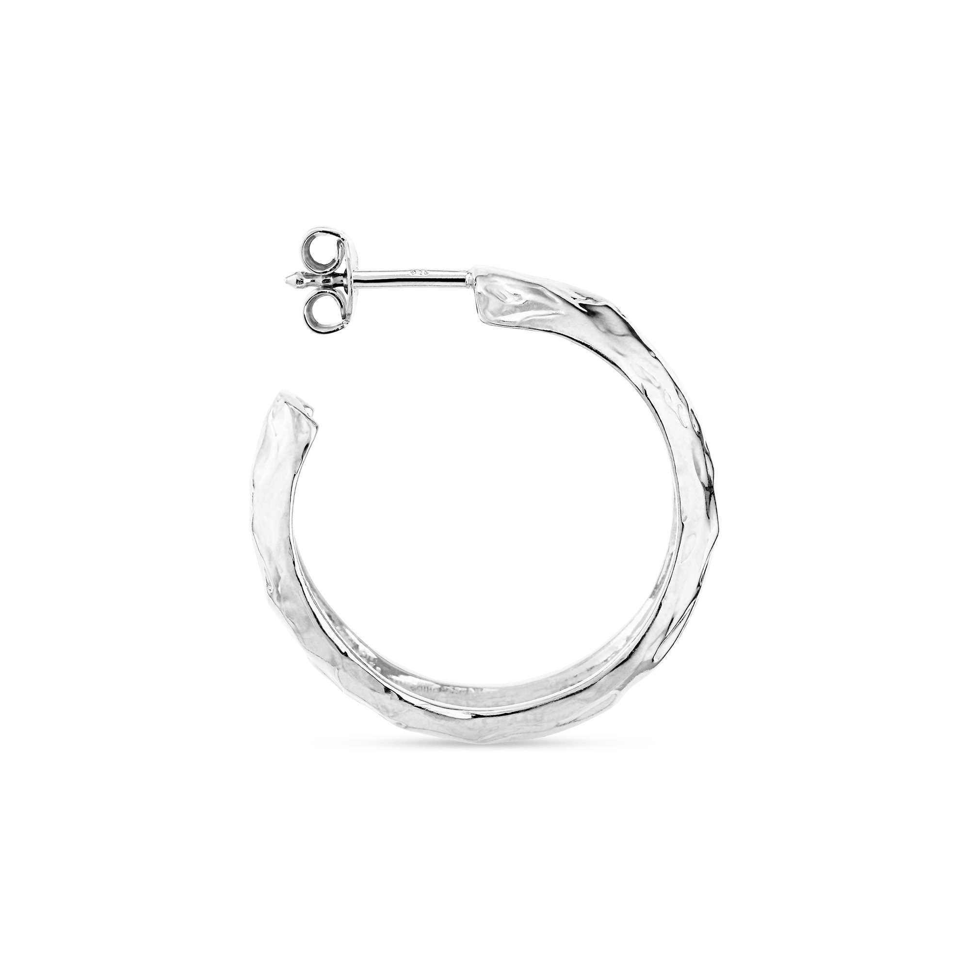Jane Kønig Øreringe Big bruised heart hoop