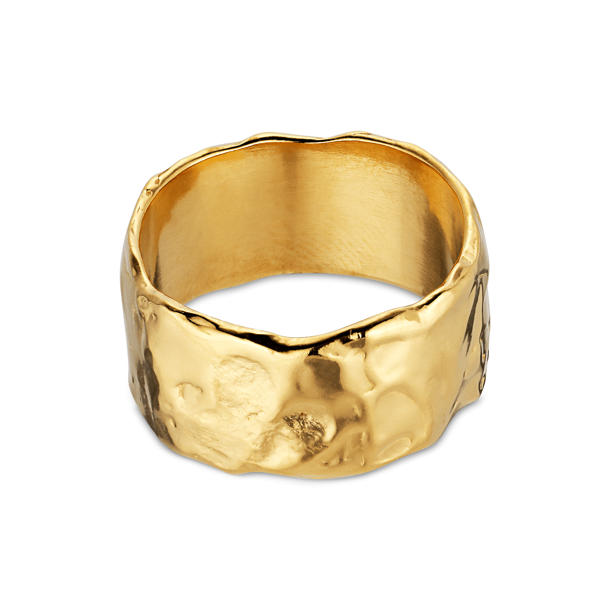 Jane Kønig Ringe Bruised heart ring, forgyldt