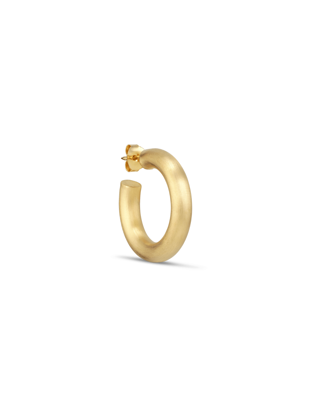 Jane Kønig Øreringe Chunky Hoops - Forgyldt