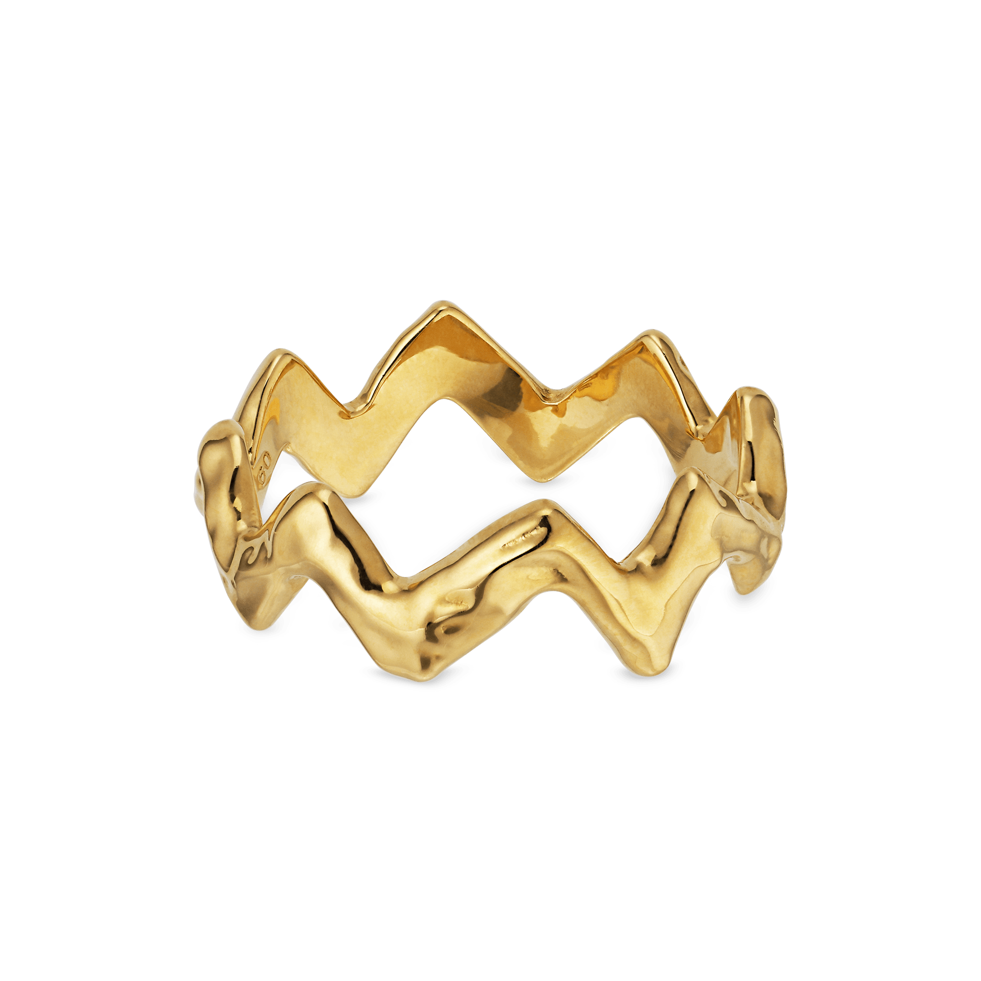 Jane Kønig Ringe Heartbeat ring, forgyldt