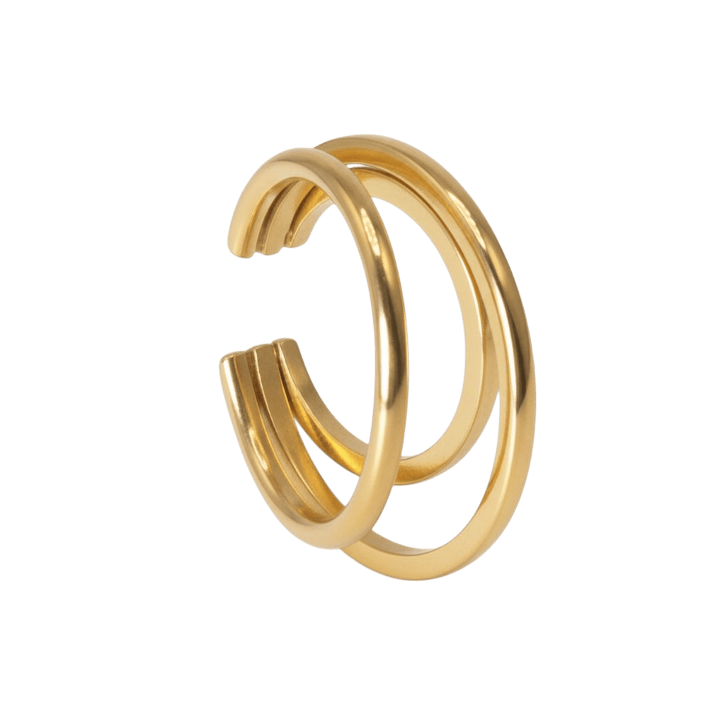 Jane Kønig Ørering Olympia Cuff ørering - Forgyldt