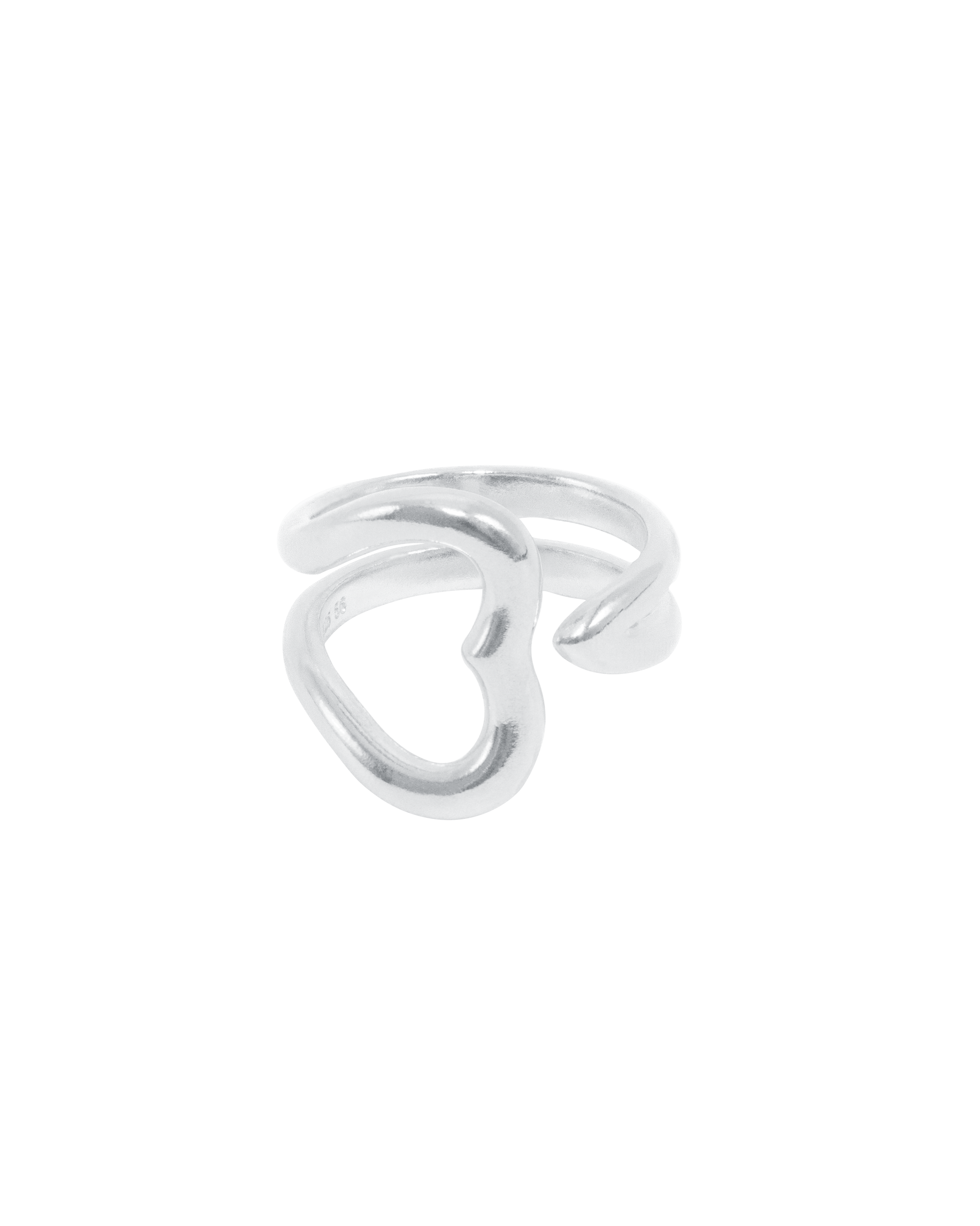 Jane Kønig Ring Open Heart Ring - Sølv
