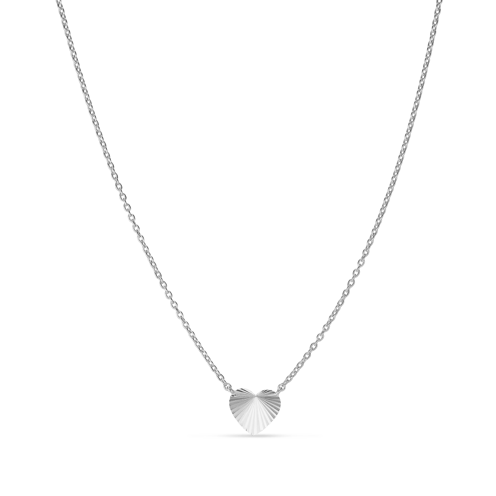 Jane Kønig Halskæder Reflection Heart Halskæde sølv RHN01-S-AW2000