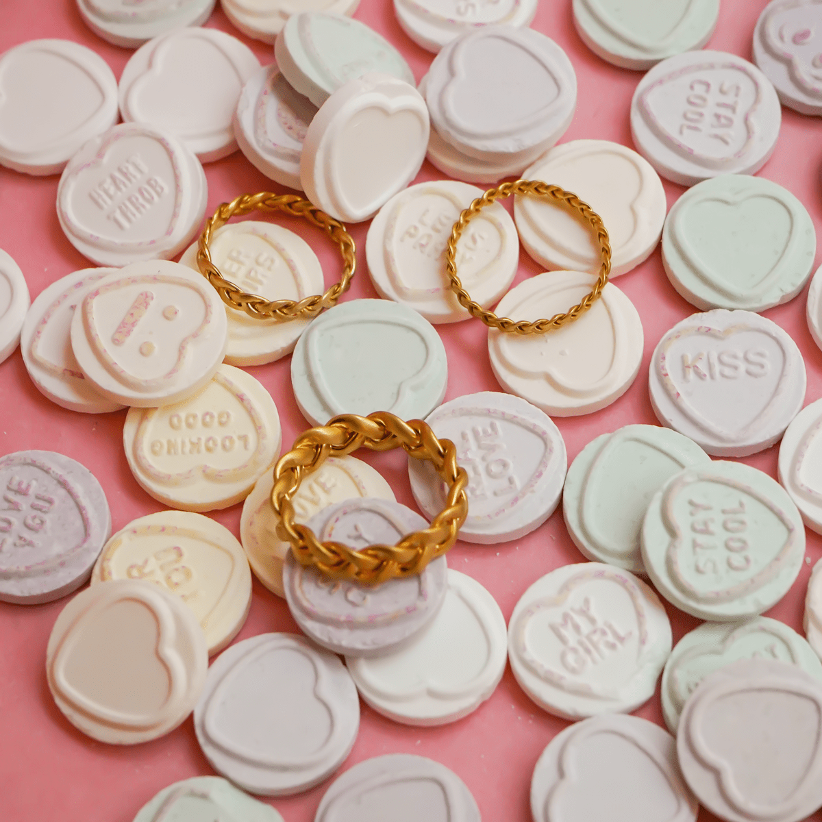 Jane Kønig Ringe Stor Flet Ring Guld