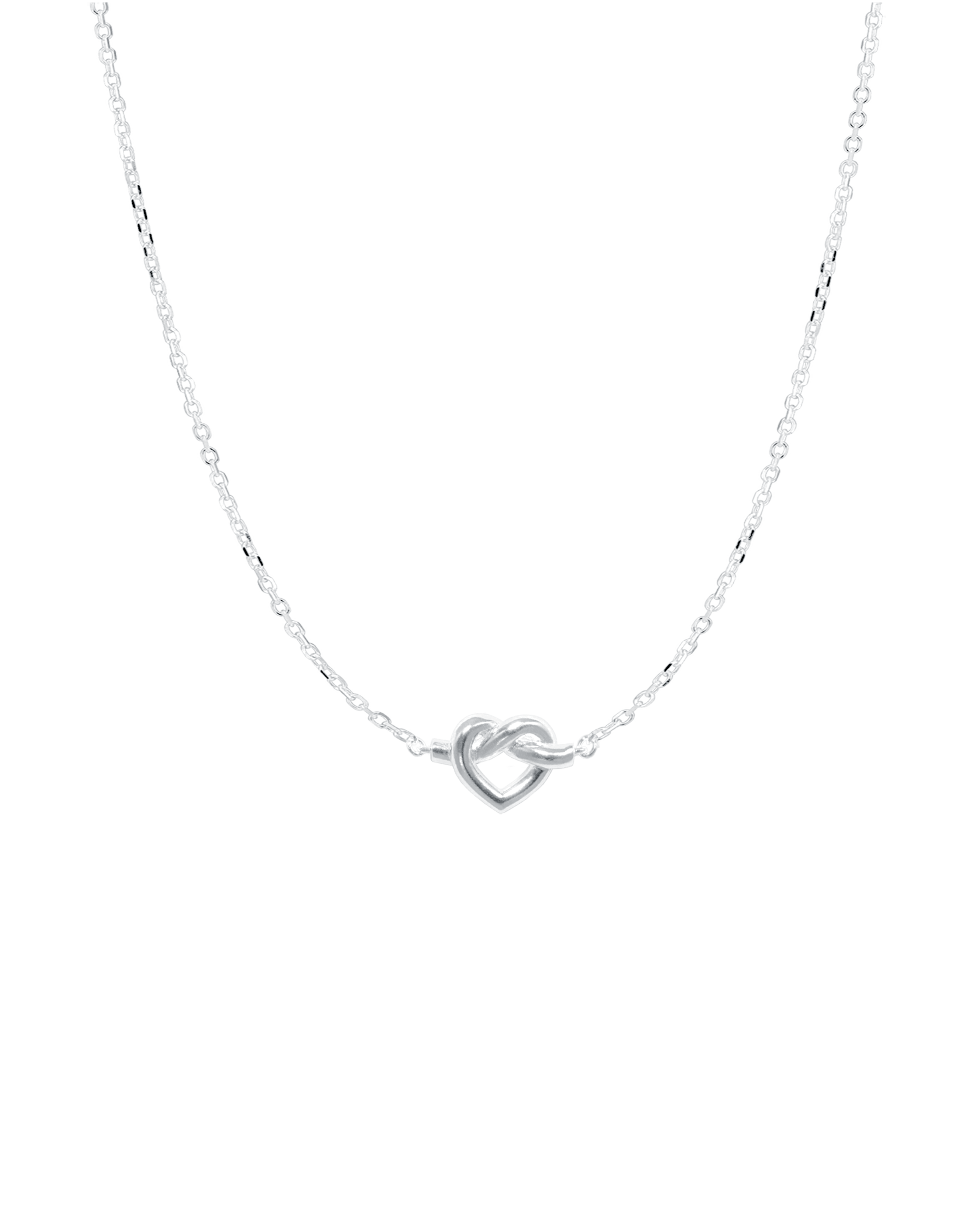 Jane Kønig Halskæder Tied heart halskæde - Sølv THN-AW25-S