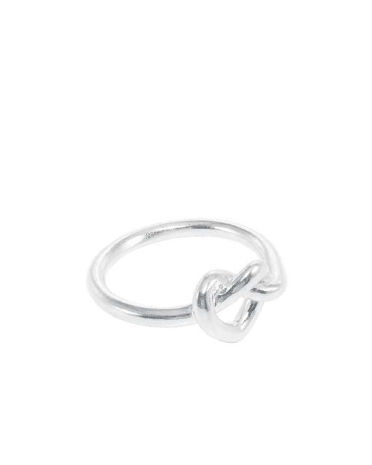 Jane Kønig Ring Tied Heart Ring - Sølv